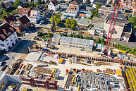 Luftbild Baustelle Stadthaus