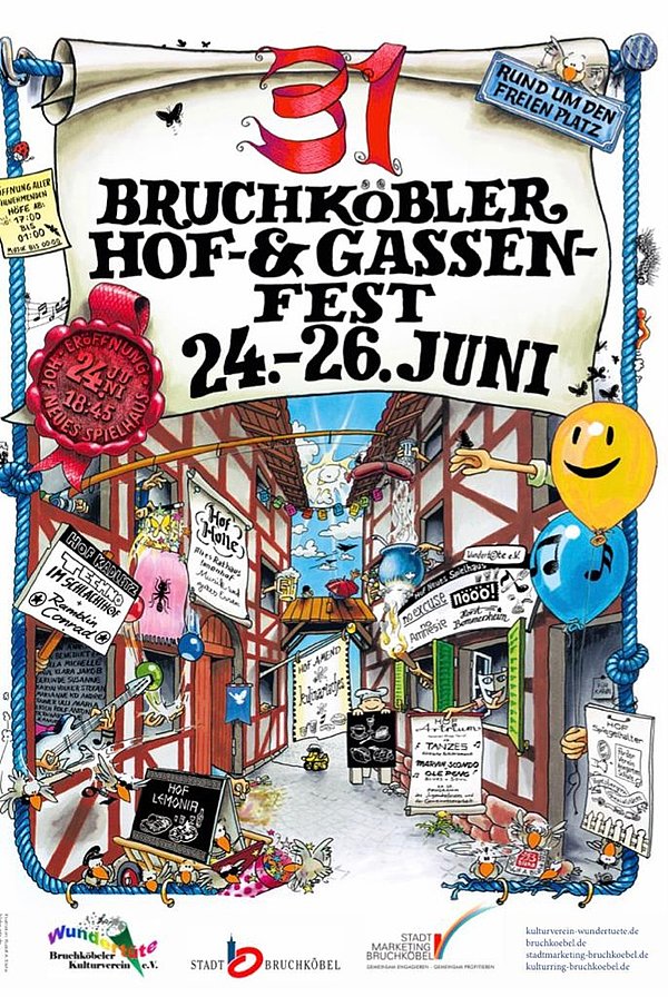 Poster Hof und Gassenfest
