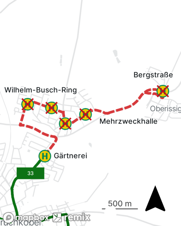 Fasching Buslinie MKK-33 KVG