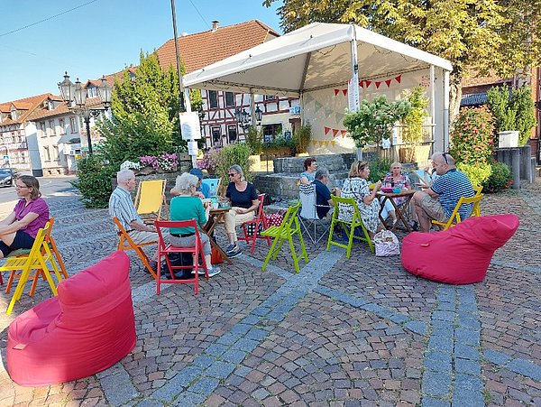 Plaudern, sich austauschen und kennenlernen. Unter diesem Motto lud das Stadtmarketing Bruchköbel zum offenen Picknick ein