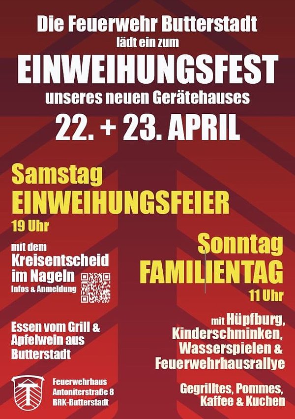 Einweihungsfest neues FWG Butterstadt