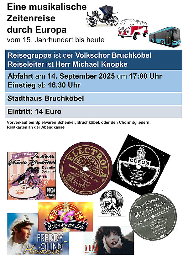 Poster Zeitenreise Volkschor