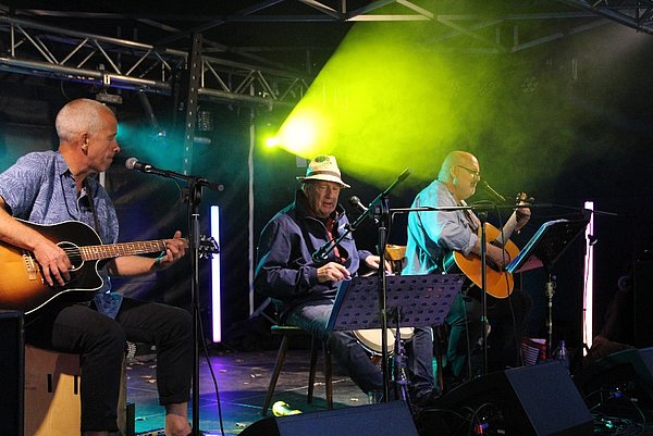 Musiker auf der Bühne