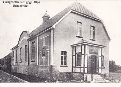 Historische Aufnahme der Jahnhalle.